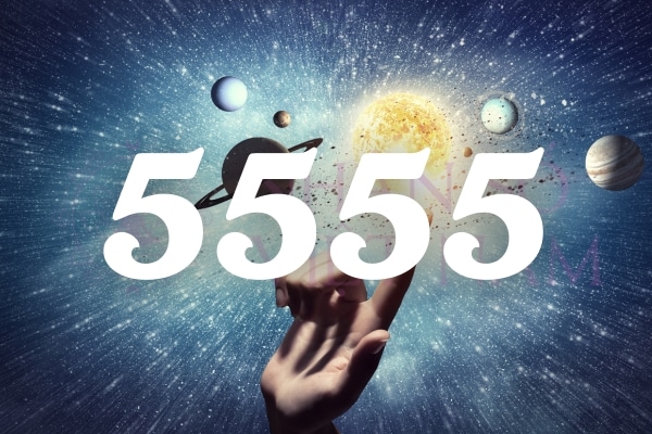 Số thiên thần 5555 xuất hiện khắp mọi nơi trong cuộc sống của bạn là một dấu hiệu tích cực đang đến.